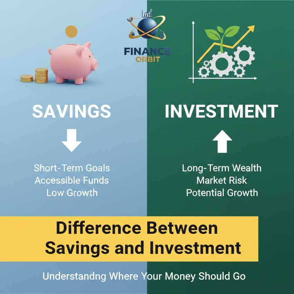 Difference Between Savings and Investment: Understanding Where Your Money Should Go