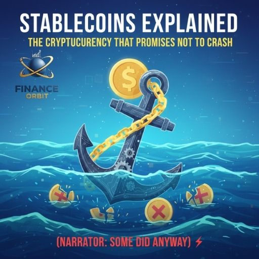 Stablecoins Explained: The Cryptocurrency That Promises Not to Crash (Narrator: Some Did Anyway)